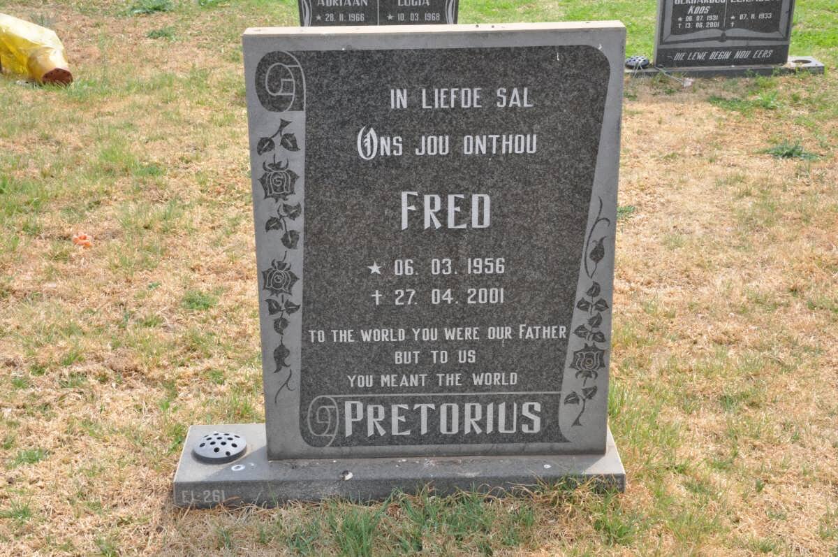 PRETORIUS Fred 1956-2001
