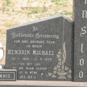PRINSLOO Hendrik Michael 1960-1978