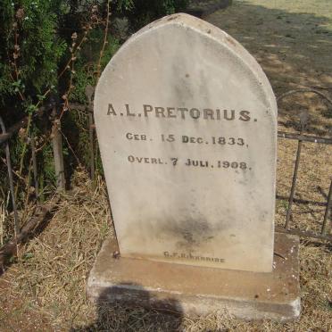 PRETORIUS A.L. 1933-1908