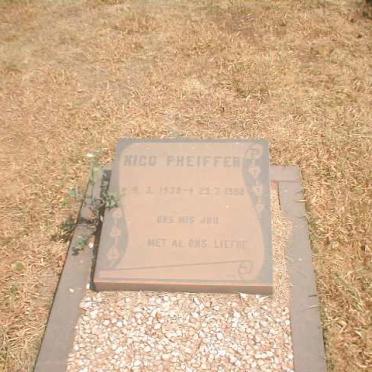 PHEIFFER Nico 1938-1980