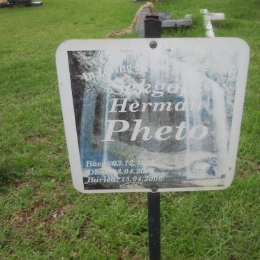 PHETO Sekgopi Herman 19?6-2006