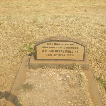 PHILLIPS William Henry -1926