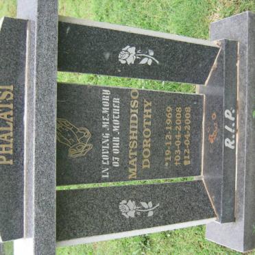 PHALATSI Matshidiso Dorothy 1969-2008