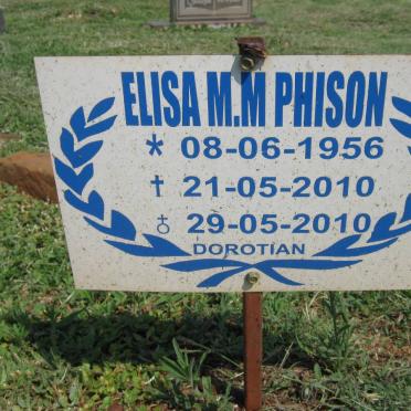 PHISON Elisa M.M. 1956-2010