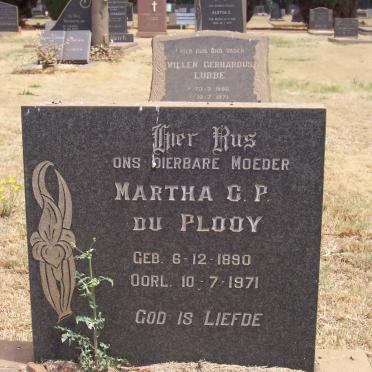 PLOOY Martha C.P., du 1890-1971