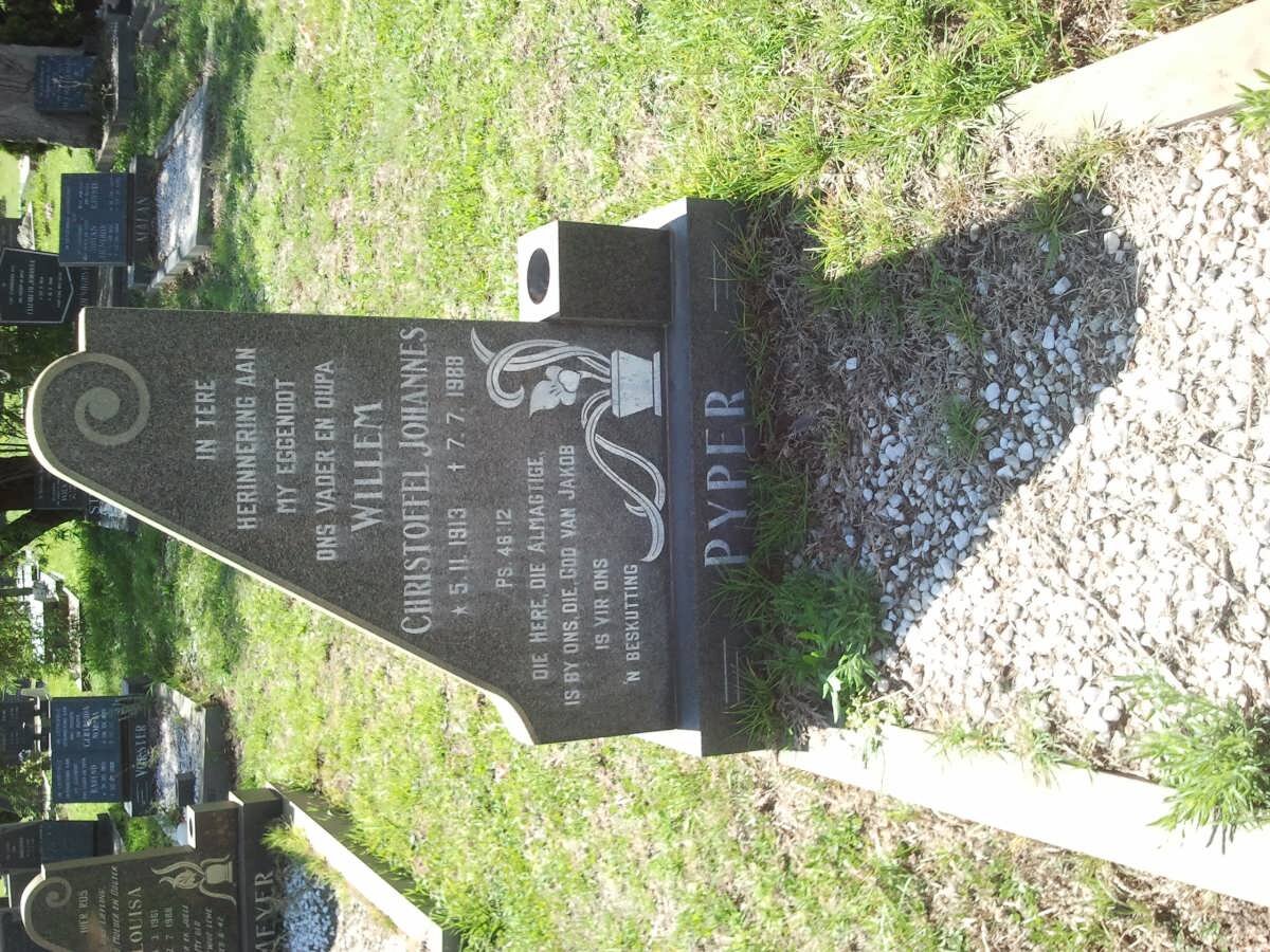 PYPER Willem Christoffel Johannes 1913-1988