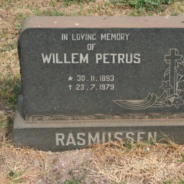 RASMUSSEN Willem Petrus 1893-1979