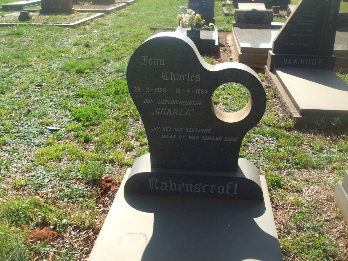 RAVENSCROFT John Charles 1956-1964