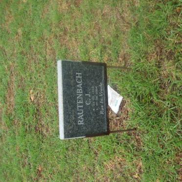 RAUTENBACH C.J. 1919-2004
