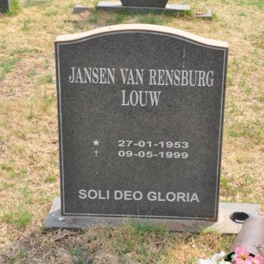 RENSBURG Louw, Jansen van 1953-1999