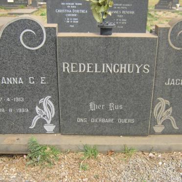 REDELINGHUYS Jacobus J. 1907-1976 &amp; Anna C.E. 1913-1999