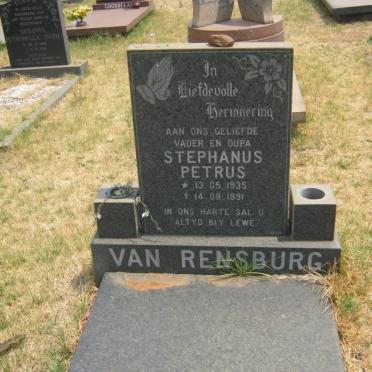 RENSBURG Stephanus Petrus, van 1935-1991