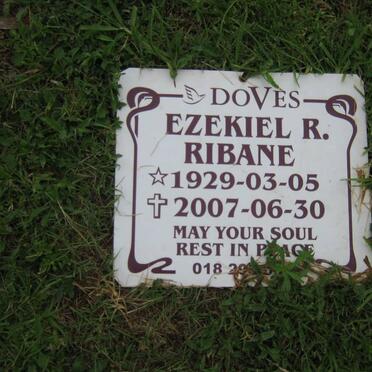 RIBANE Ezekiel R. 1929-2007