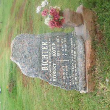 RICHTER Robert 1929-2008 &amp; Kotie DU TOIT 1933-2007