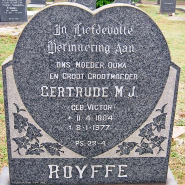 ROYFFE Gertrude M.J. nee VICTOR 1884-1977