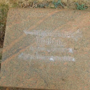 ROCHER Sophie Theunbina nee BREYTENBACH 1859-1971