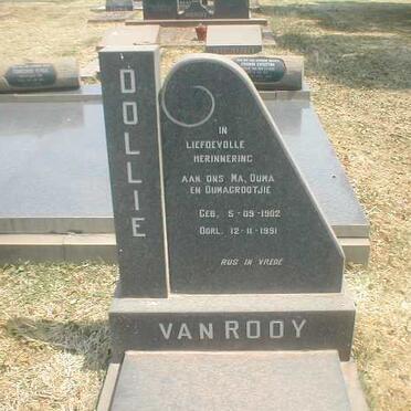 ROOY Dollie, van 1902-1991