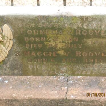 ROOYEN Maggie, v. 1915-1917 :: VAN ROOYEN Cornelia 1917-1917