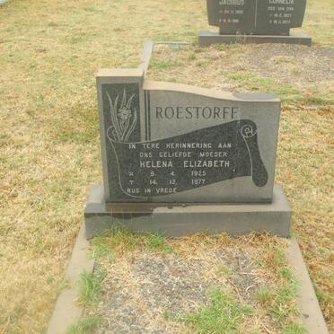 ROESTORFF Helena Elizabeth 1925-1977
