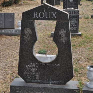ROUX Engela Maria Cornelia nee DU PREEZ 1929-1996
