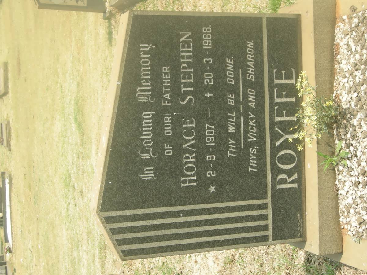 ROYFFE Horace Stephen 1907-1968