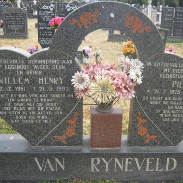 RYNEVELD Willem Henry, van 1951-1993 :: VAN RYNEVELD Pierre 1975-1993