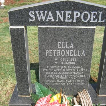 SWANEPOEL Ella Petronella 1955-2010