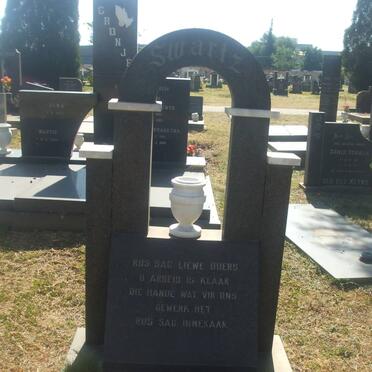 SWARTZ Ockert Johannes 1926-1983 &amp; Martha Etresia 1929-