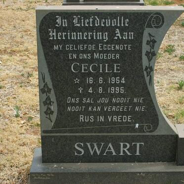 SWART Cecile 1954-1995