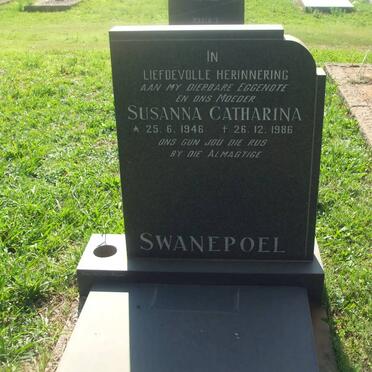SWANEPOEL Susanna Catharina 1946-1986