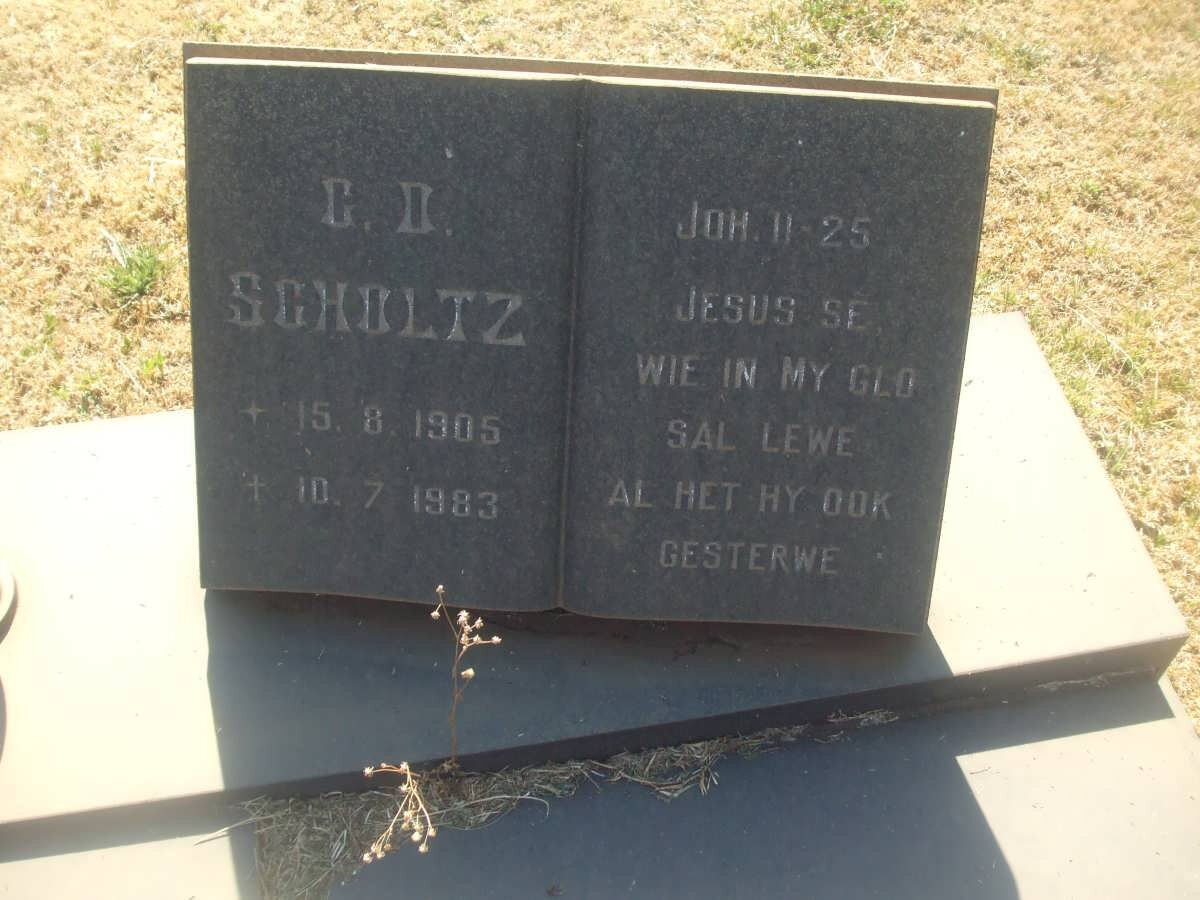 SCHOLTZ C.D. 1905-1983