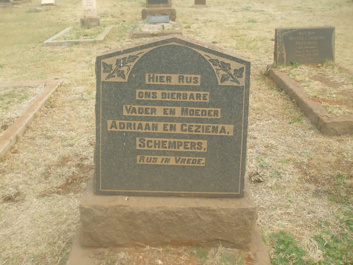 SCHEMPERS Adriaan &amp; Geziena