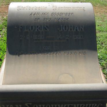 SCHOUWENBURG Floris Johan, van 1896-1960