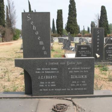 SCHOEMAN Benjamin 1915-1980 &amp; J.I. 1916-2000