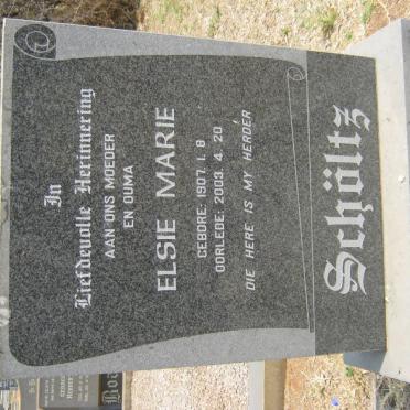 SCHÖLTZ Elsie Marie 1907-2003