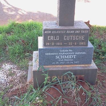 SCHMIDT Erlo Gutsche 1919-1963 &amp; Hermina Harmanny MUNSTRA 1921-2007