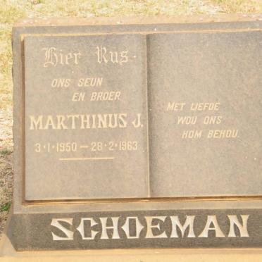 SCHOEMAN Marthinus J. 1950-1963