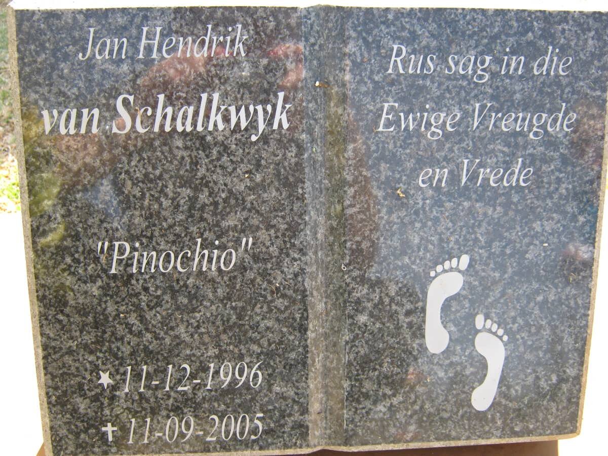 SCHALKWYK Jan Hendrik, van 1996-2005