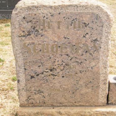 SCHOEMAN Hettie 1931-1994