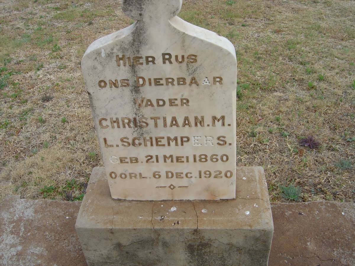 SCHEMPERS Christiaan M.L. 1860-1920