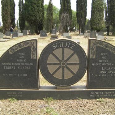 SCHUTZ Ernest Clarke 1906-1990 &amp; Erlania ERLANK 1913-1964 :: SCHUTZ James Gerard 1941-2003