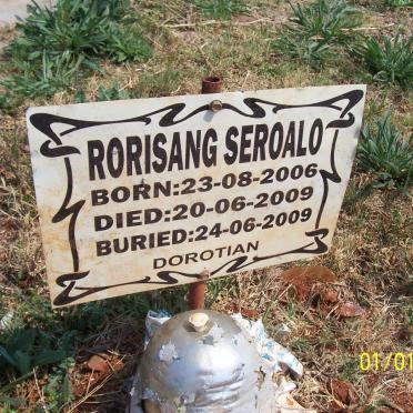 SEROALO Rorisang 2006-2009