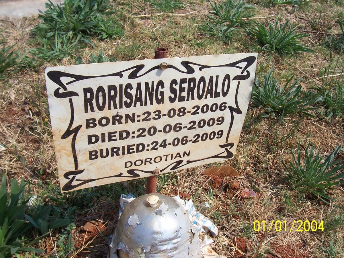 SEROALO Rorisang 2006-2009