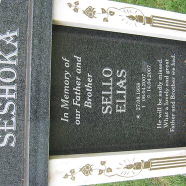 SESHOKA Sello Elias 1958-2007