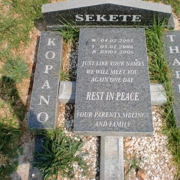 SEKETE Kopano Thapelo 2005-2006