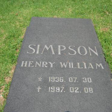 SIMPSON Henry William 1936-1997