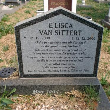 SITTERT E'lisca, van 2000-2000
