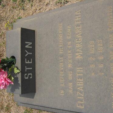 STEYN Elizabeth Margaretha 1889-1983