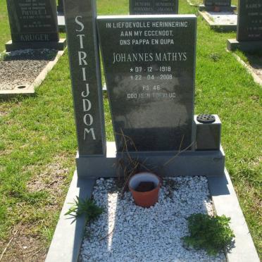 STRYDOM Johannes Mathys 1918-2008