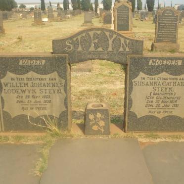 STEYN Willem Johannes Lodewyk 1863-1930 &amp; Susanna Catharina OOSTHUIZEN nee GELDENHUYS 1875-1951